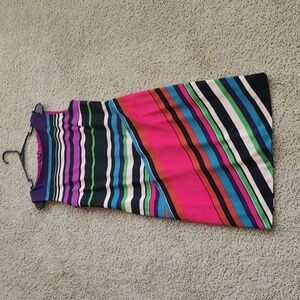 1980's Style Colorful Dress, Size 10